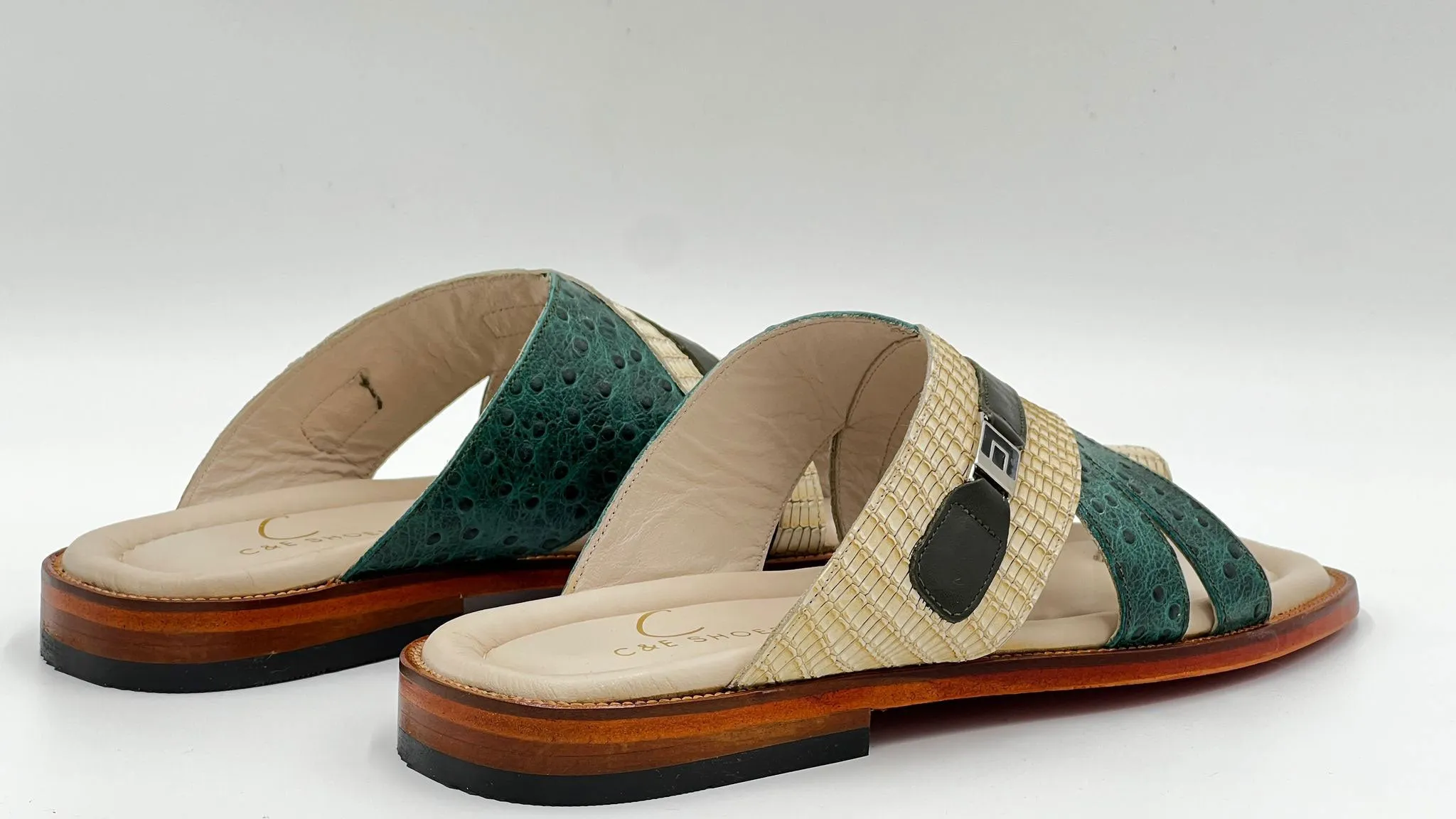 Style: S6195-Green/Beige Style Base Lake Step