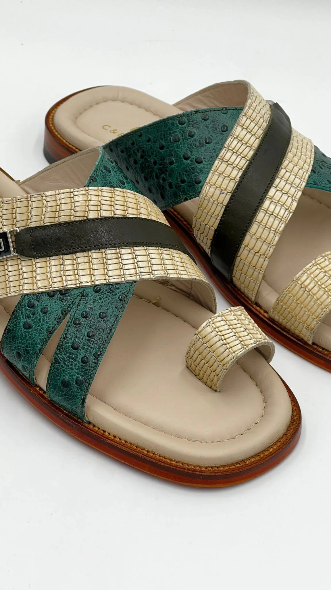 Summer Heat Fast Run Style: S6195-Green/Beige