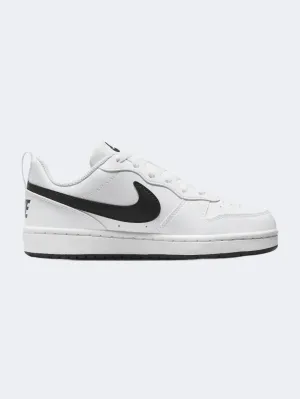 Nike Court Borough Low Recraft Gs-Boys Lifestyle Shoes White Comfortable Insole
