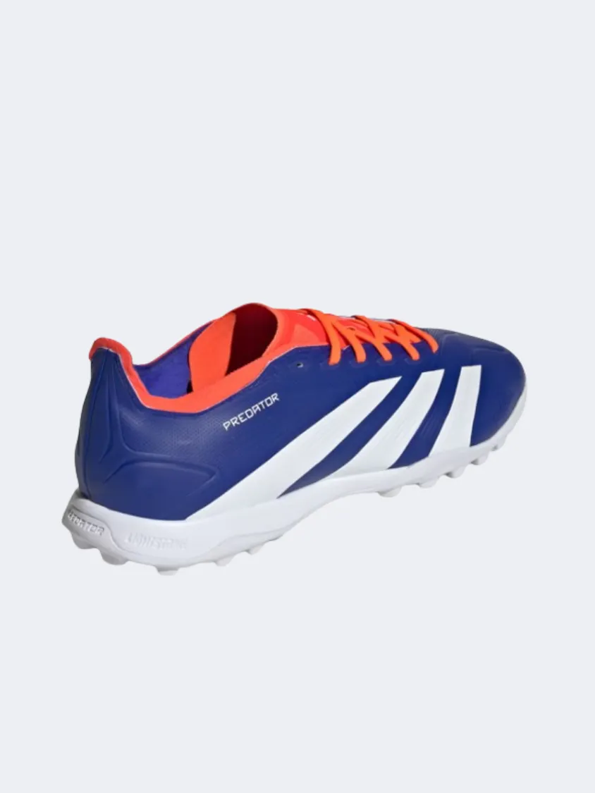 Adidas Predator League Tf Men Turf Shoes Blue/White/Red Flexible Upper Shoes