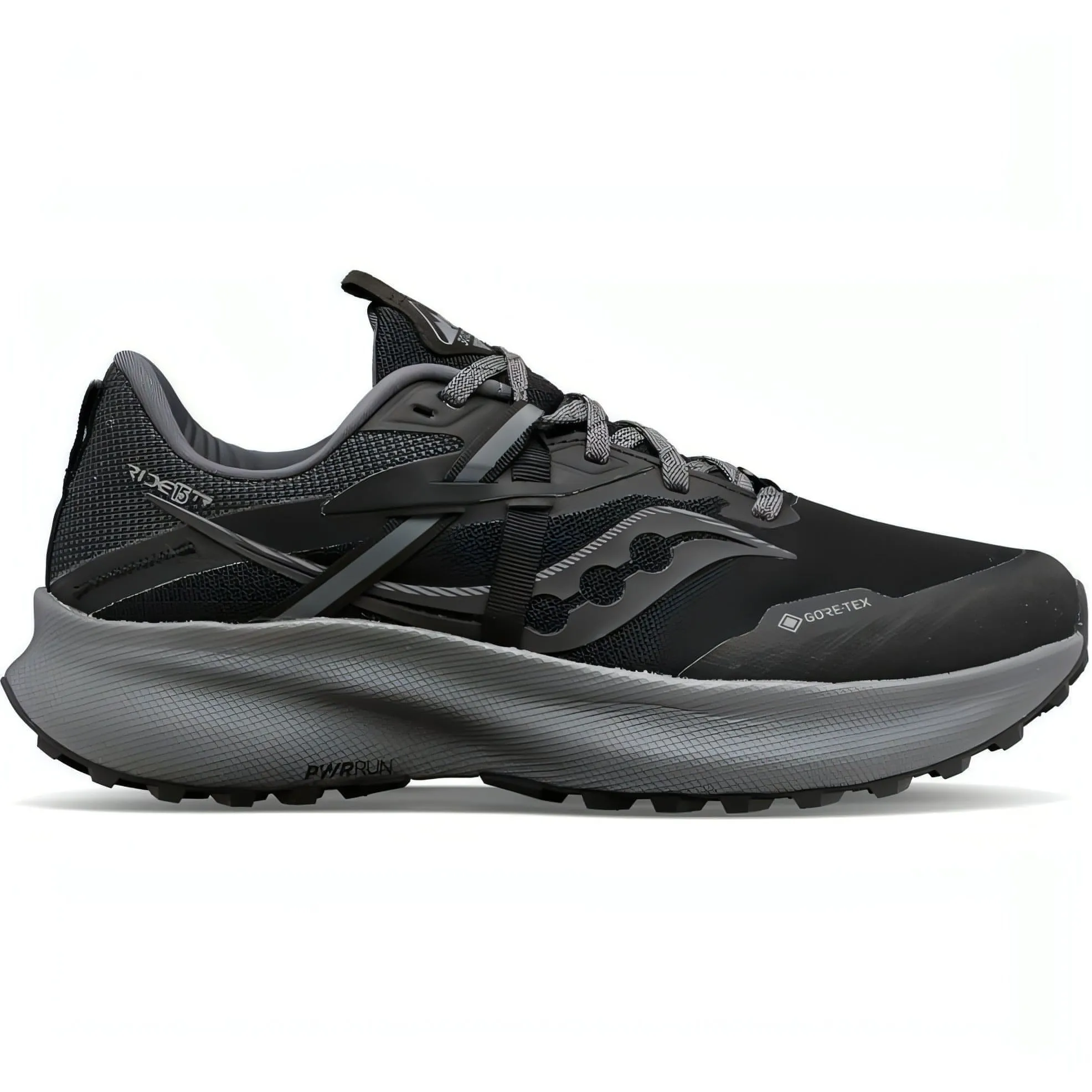 Saucony Ride 15 TR GORE-TEX Womens Trail Running Shoes - Black Grip Stability