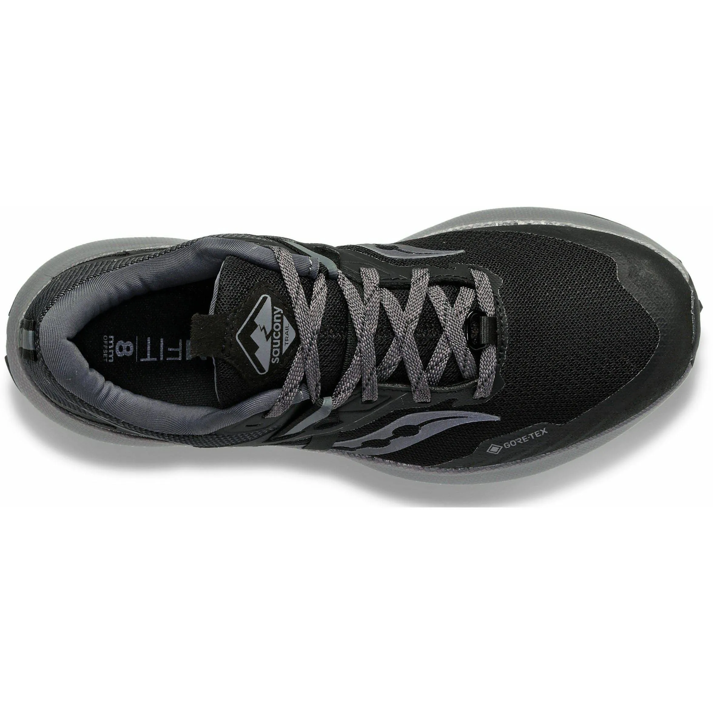 Saucony Ride 15 TR GORE-TEX Womens Trail Running Shoes - Black Tough Build
