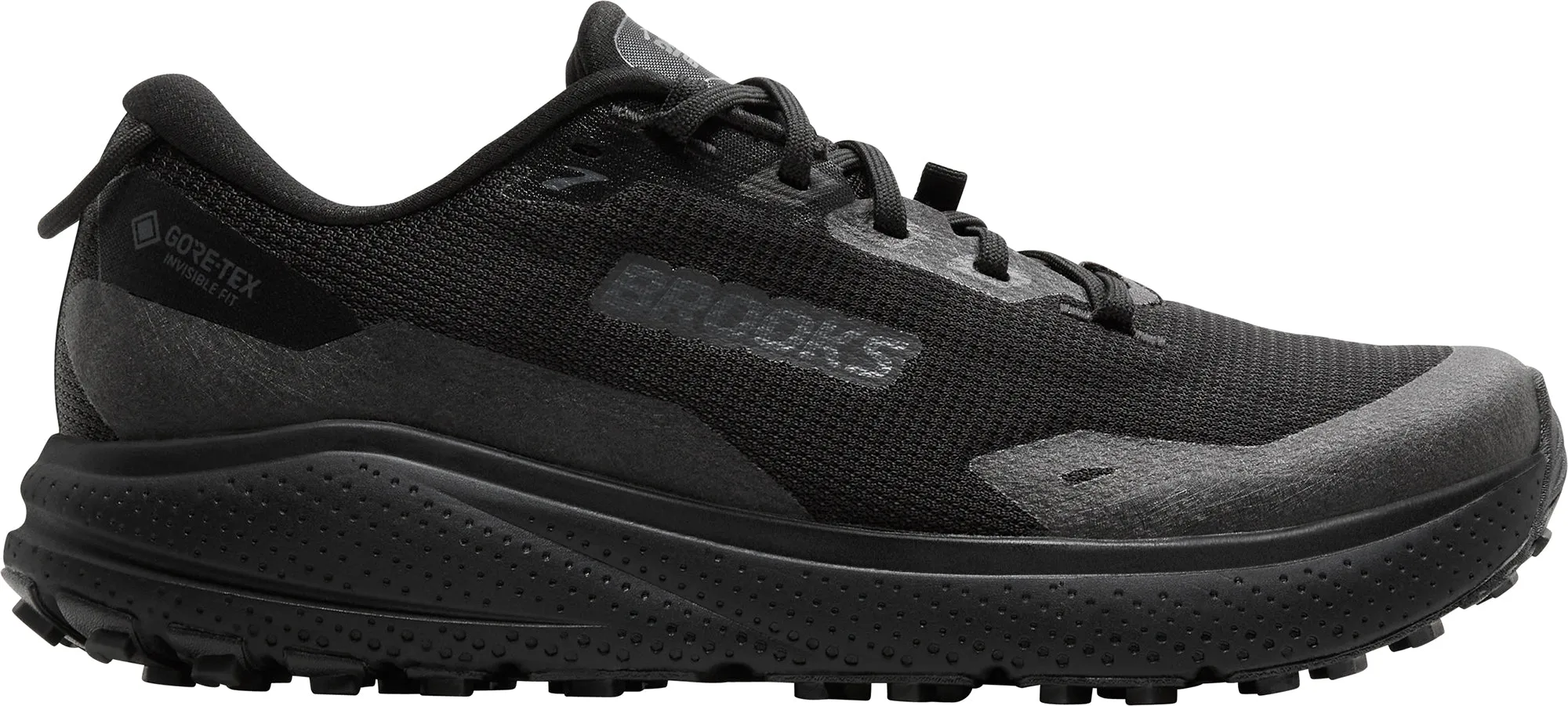 Brooks Divide 6 GORE-TEX Womens Trail Running Shoes - Black Cushion Control Dynamic Steps