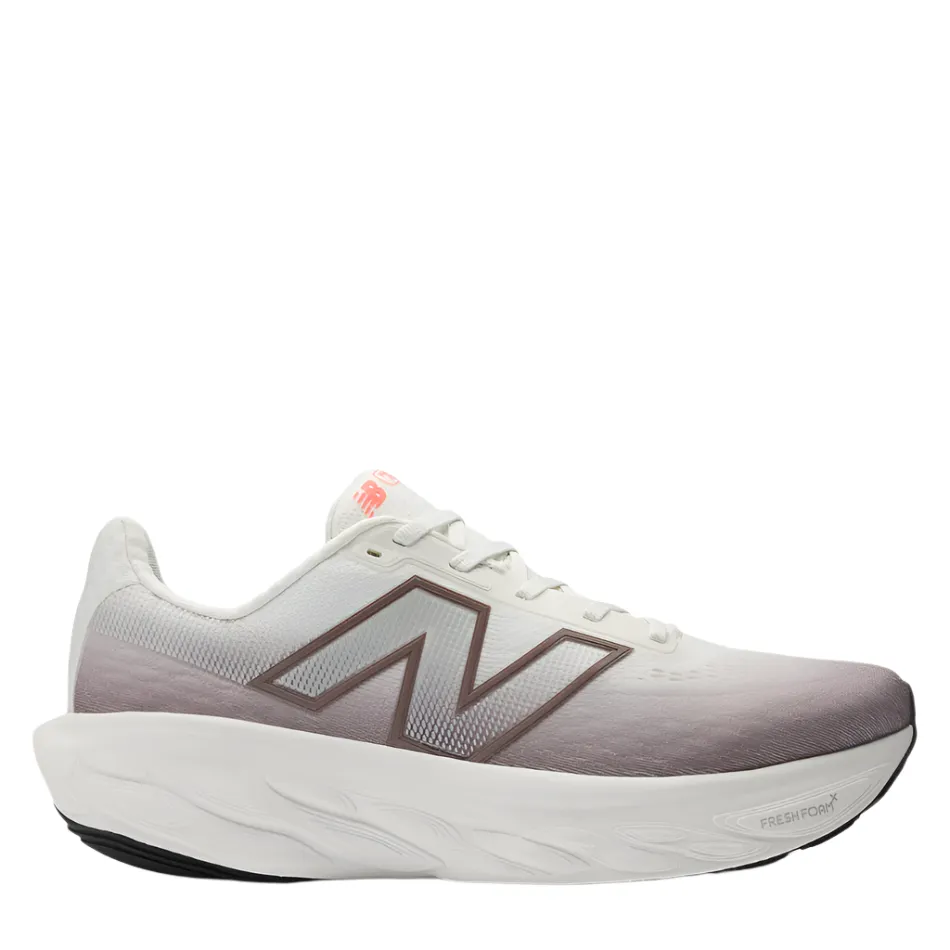Comfort Straps New Balance Men's 1080 V14 Running Shoes in Earth Shadow with Reflection and Urgent Red AW25