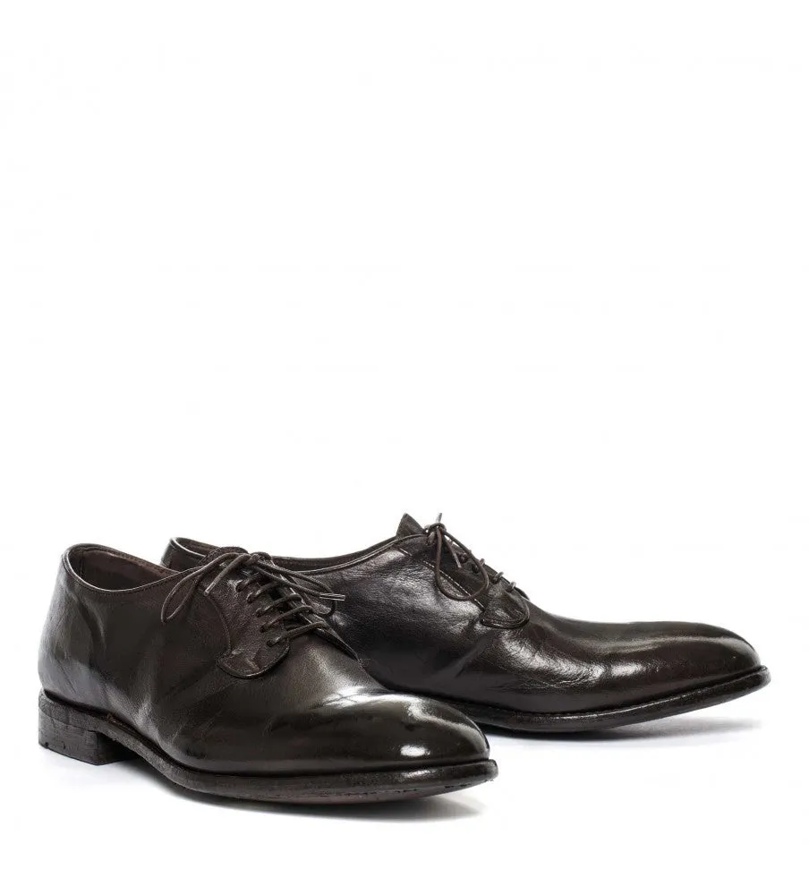 ELIAS 617<br>Dark brown derby shoes Office Uniform Travel Footwear