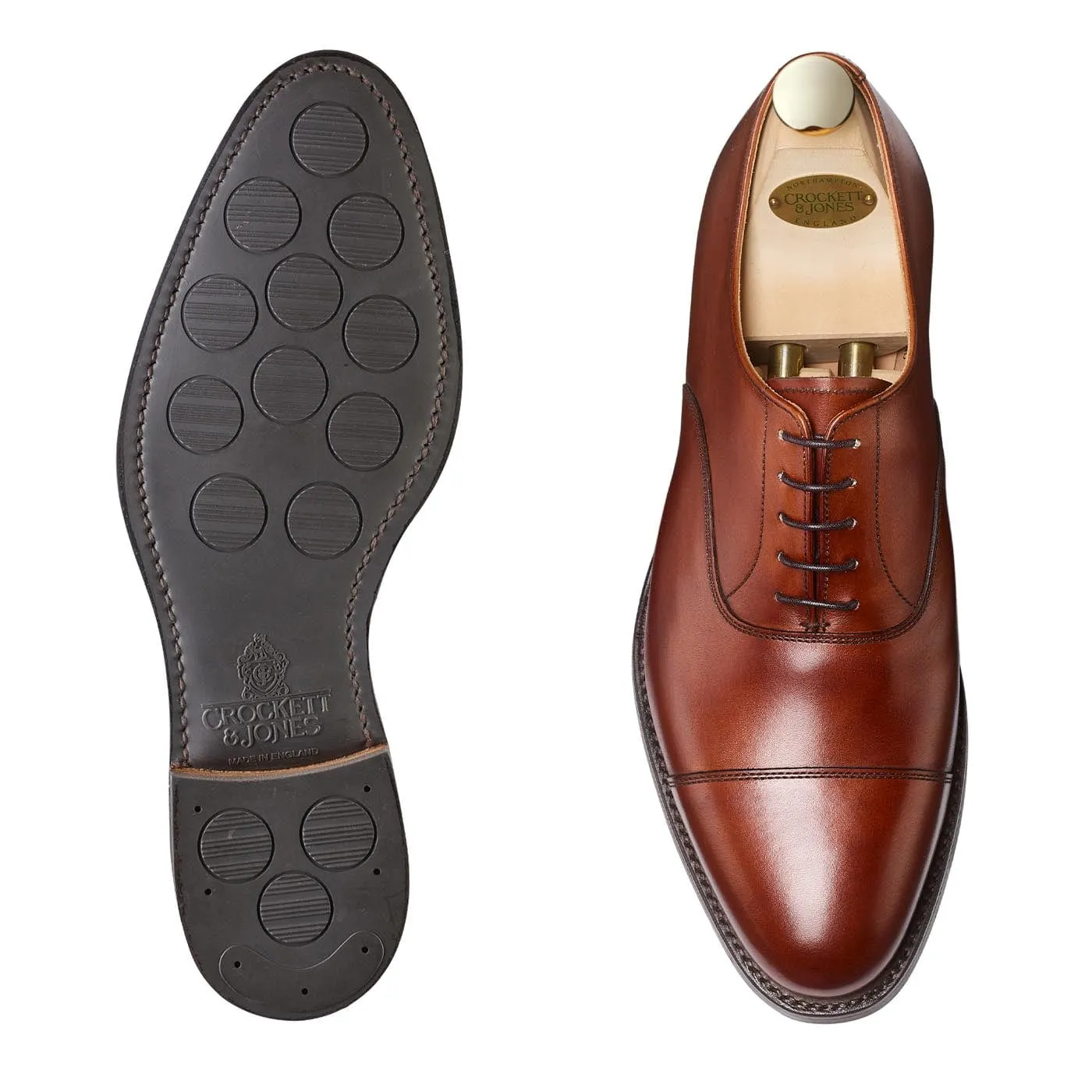 Durable Finish Connaught 2 Chestnut Burnished Calf (City Sole)