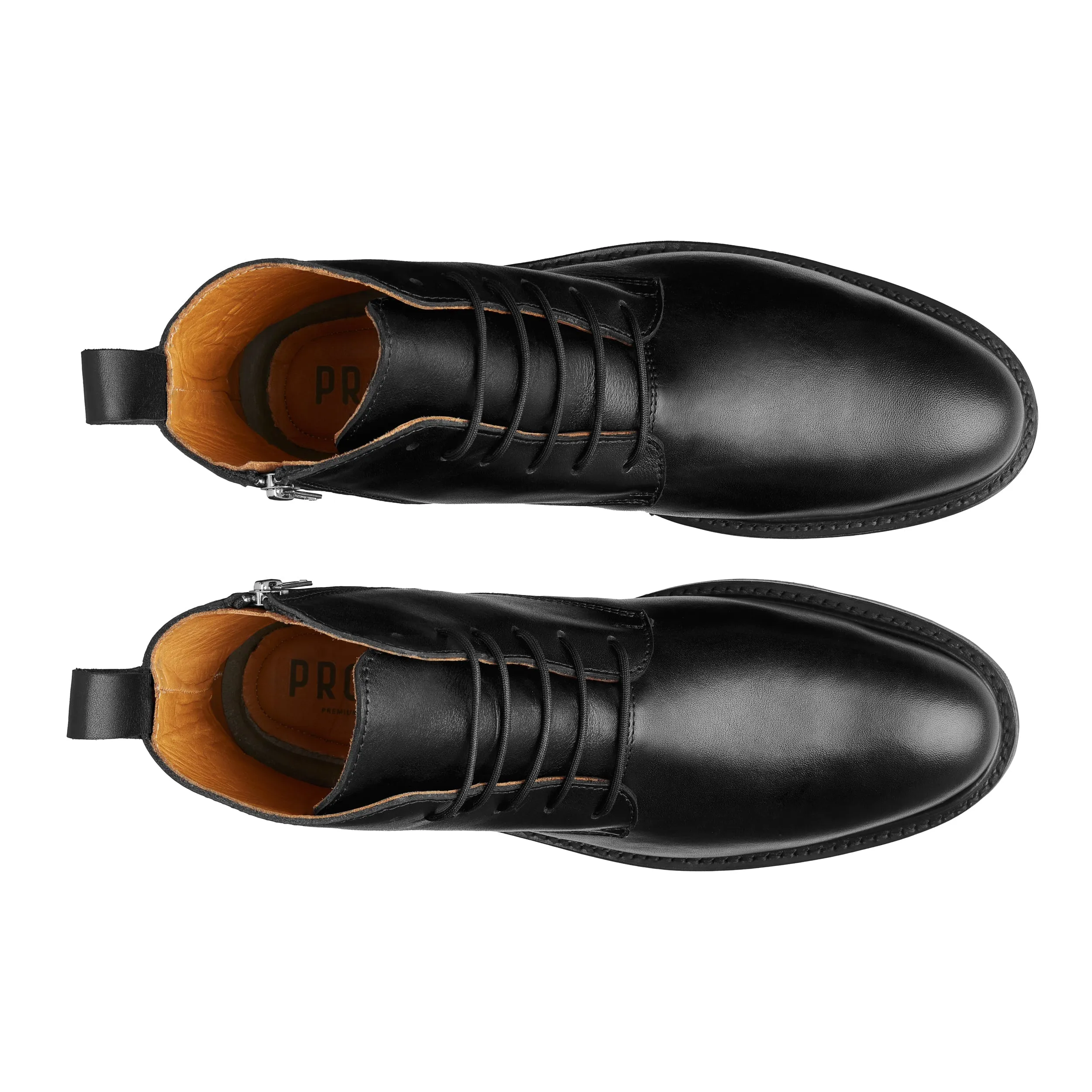 Practical STEEL TOE LACE UP BOOT MICH BLACK