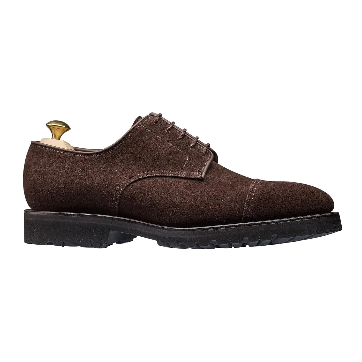 Bradford Dark Oak Suede Effortless Smart Wear Flexible Walk
