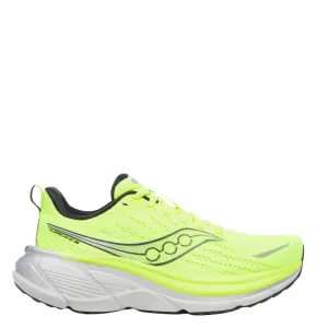 outdoor adventurer Saucony Men's Hurricane 25 Running Shoes in Citron/Black - Online Exclusive