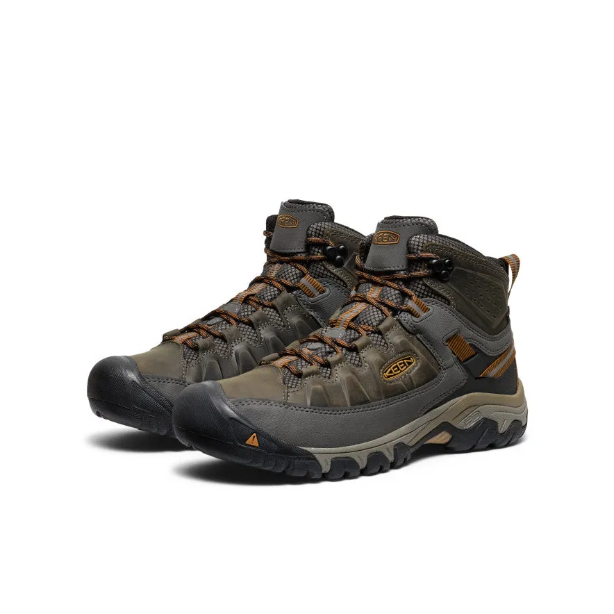 Men's Targhee III Waterproof Mid Wide  |  Black Olive/Golden Brown Daily Comfort