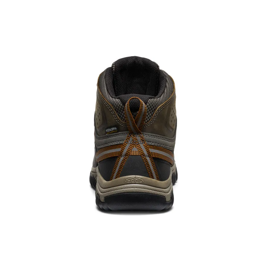 Men's Targhee III Waterproof Mid Wide  |  Black Olive/Golden Brown Even Pressure Comfort Driven