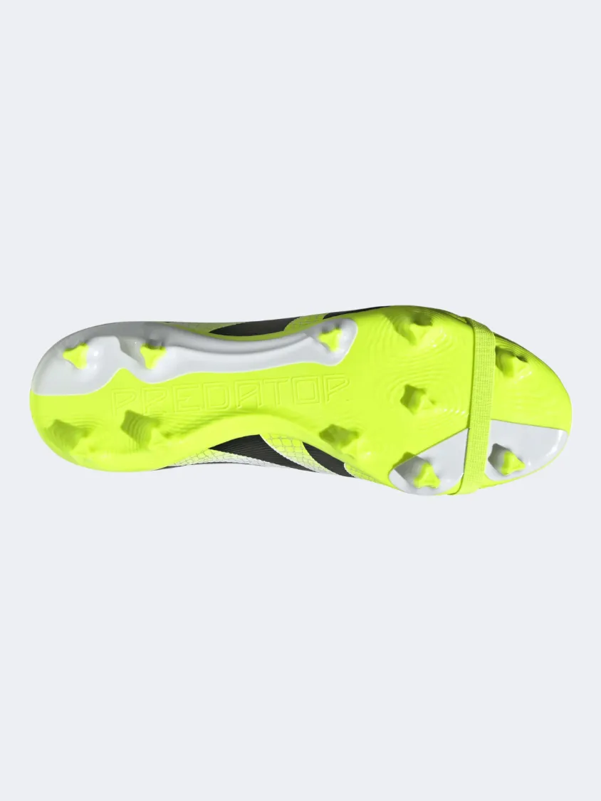 Adidas Predator League Ft Men Football Shoes White/Black/Lime snowy - day shoes Breathable kids' shoes