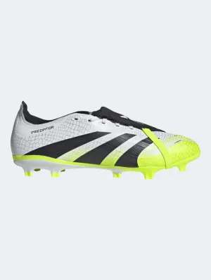 Adidas Predator League Ft Men Football Shoes White/Black/Lime Purple