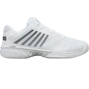 K Swiss Hypercourt Express 2 Tennis Shoes - White/Black Outsole Grip Court