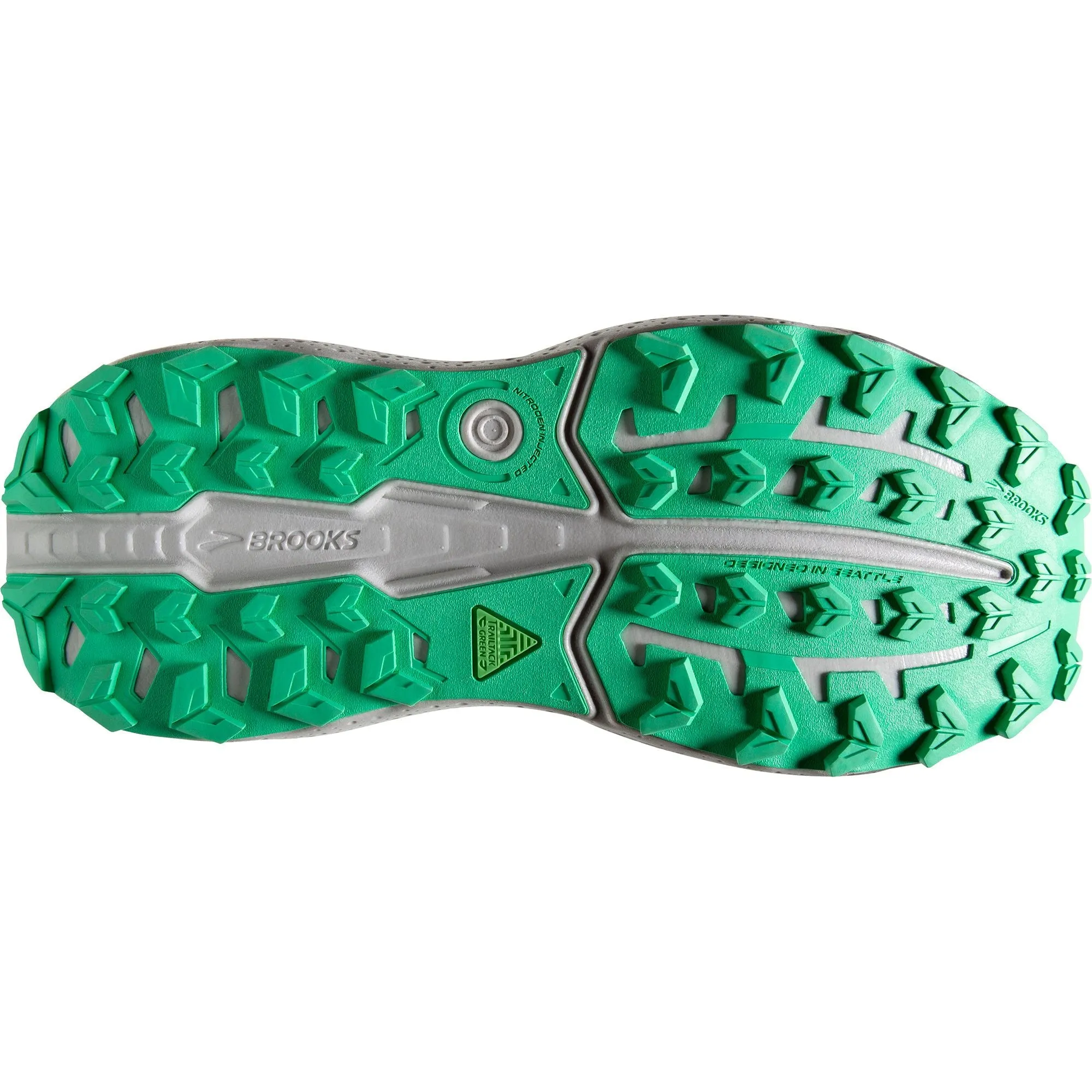 Brooks Caldera 7 Mens Trail Running Shoes - Yellow Calm Motion