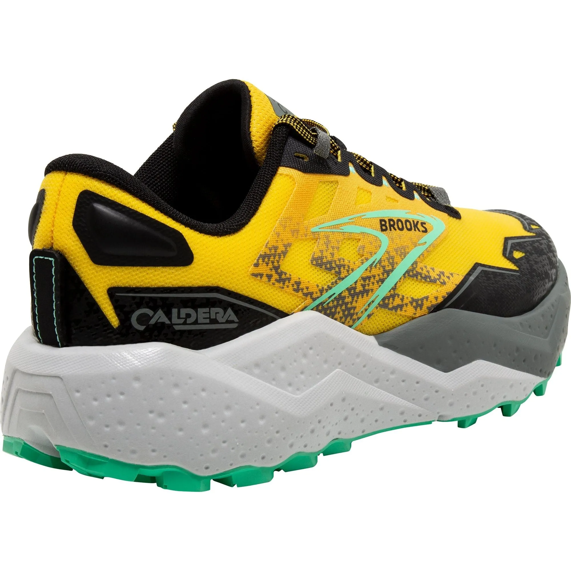 Brooks Caldera 7 Mens Trail Running Shoes - Yellow Low Maintenance