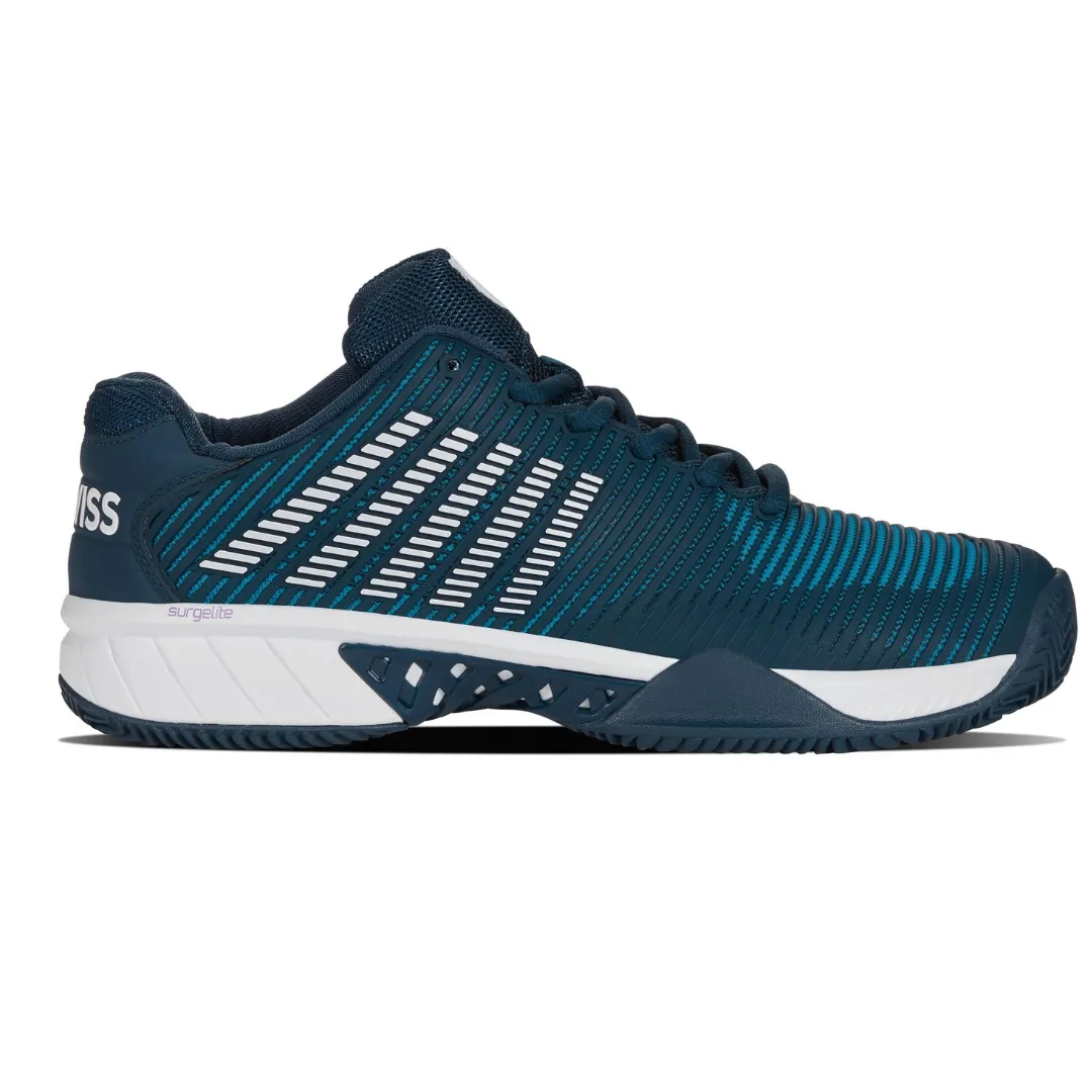 K Swiss Hypercourt Express 2HB Mens Tennis Shoes - Reflecting Pond/White Stability Support