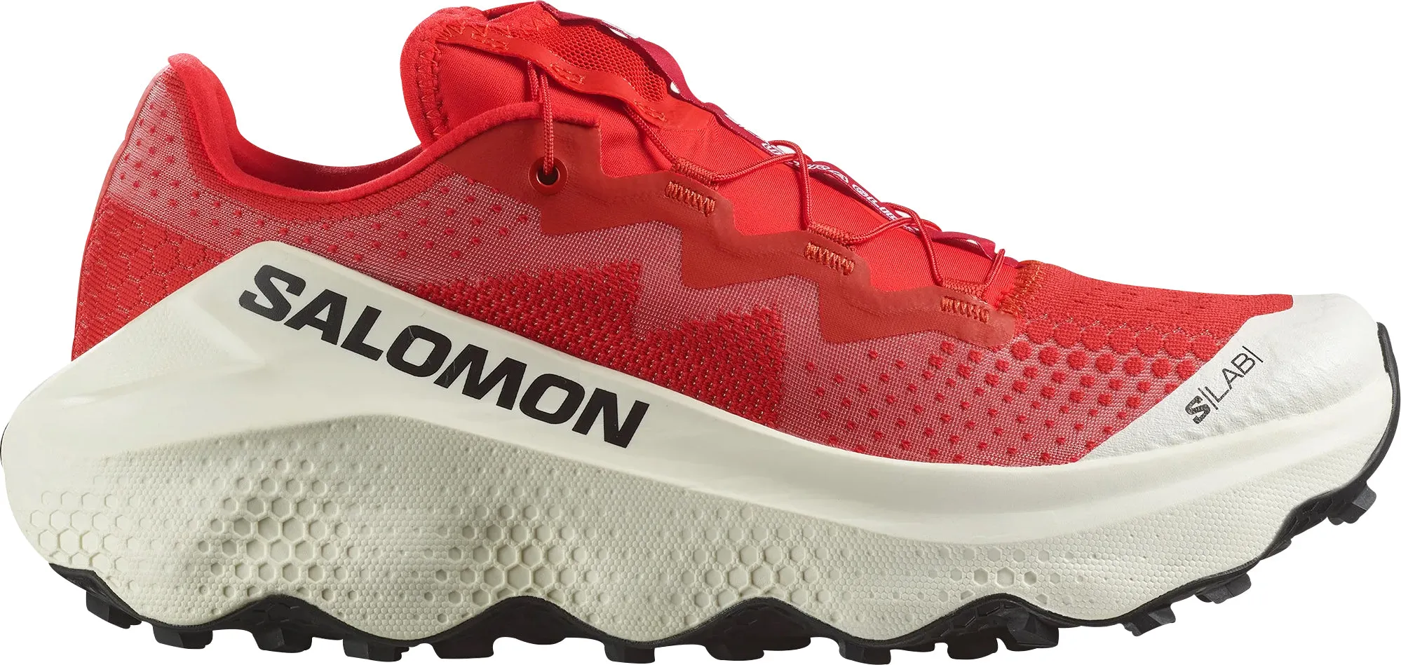 Mesh Structure Springy Salomon S/Lab Ultra Glide Trail Running Shoes - Red