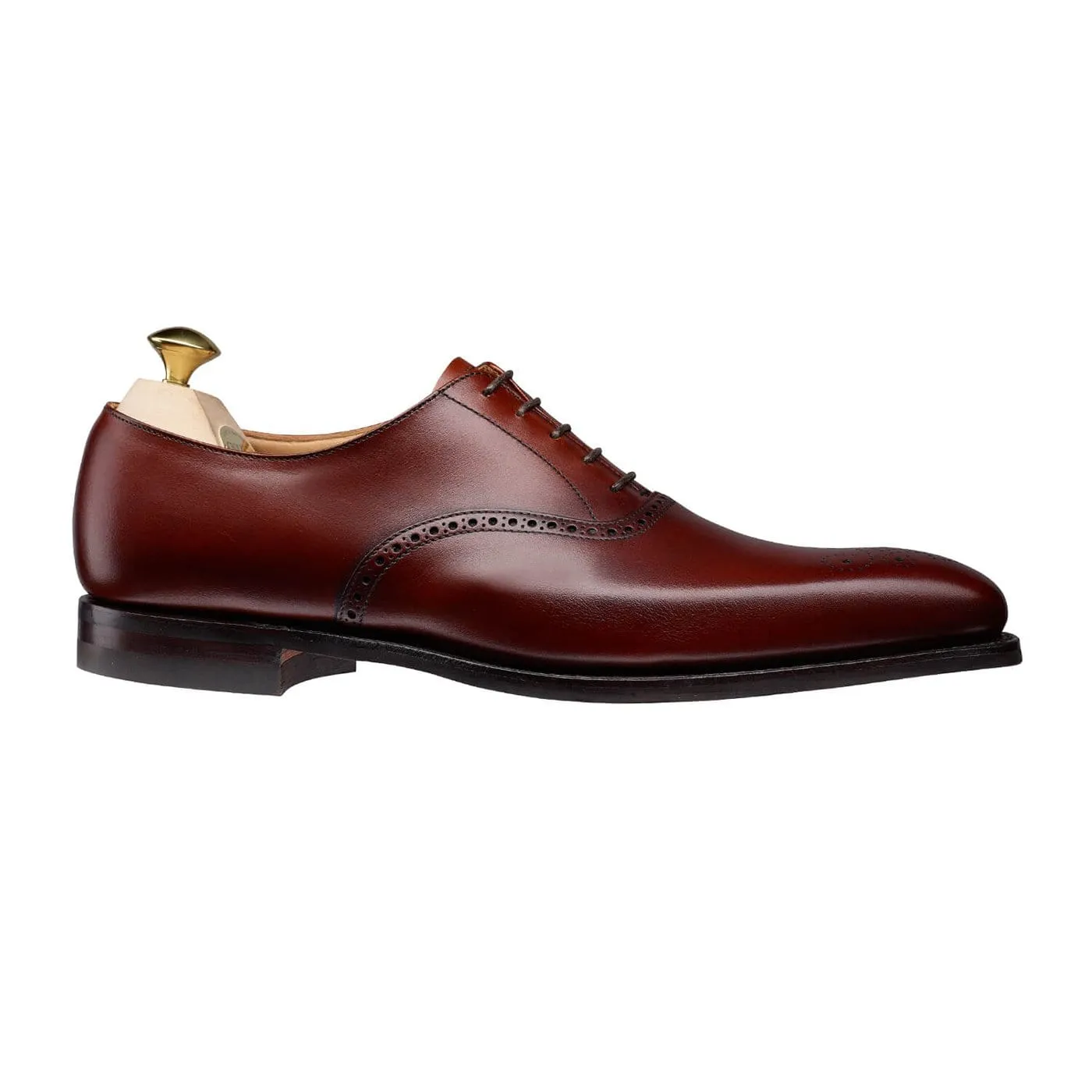 Urban Walking Shoes Simple Leather Edgware Chestnut Burnished Calf