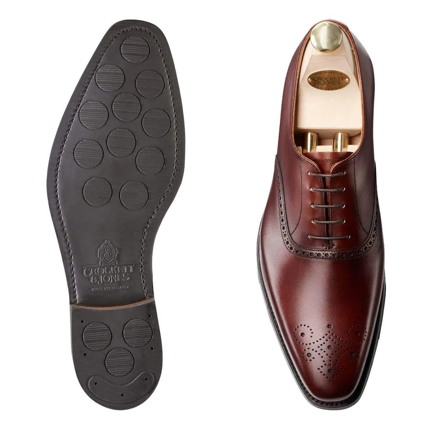 Edgware Chestnut Burnished Calf Sophisticated Look