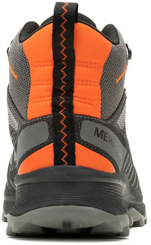 Merrell Speed Eco Mid Waterproof Mens Walking Boots - Grey Ultimate Hike Trekking Support