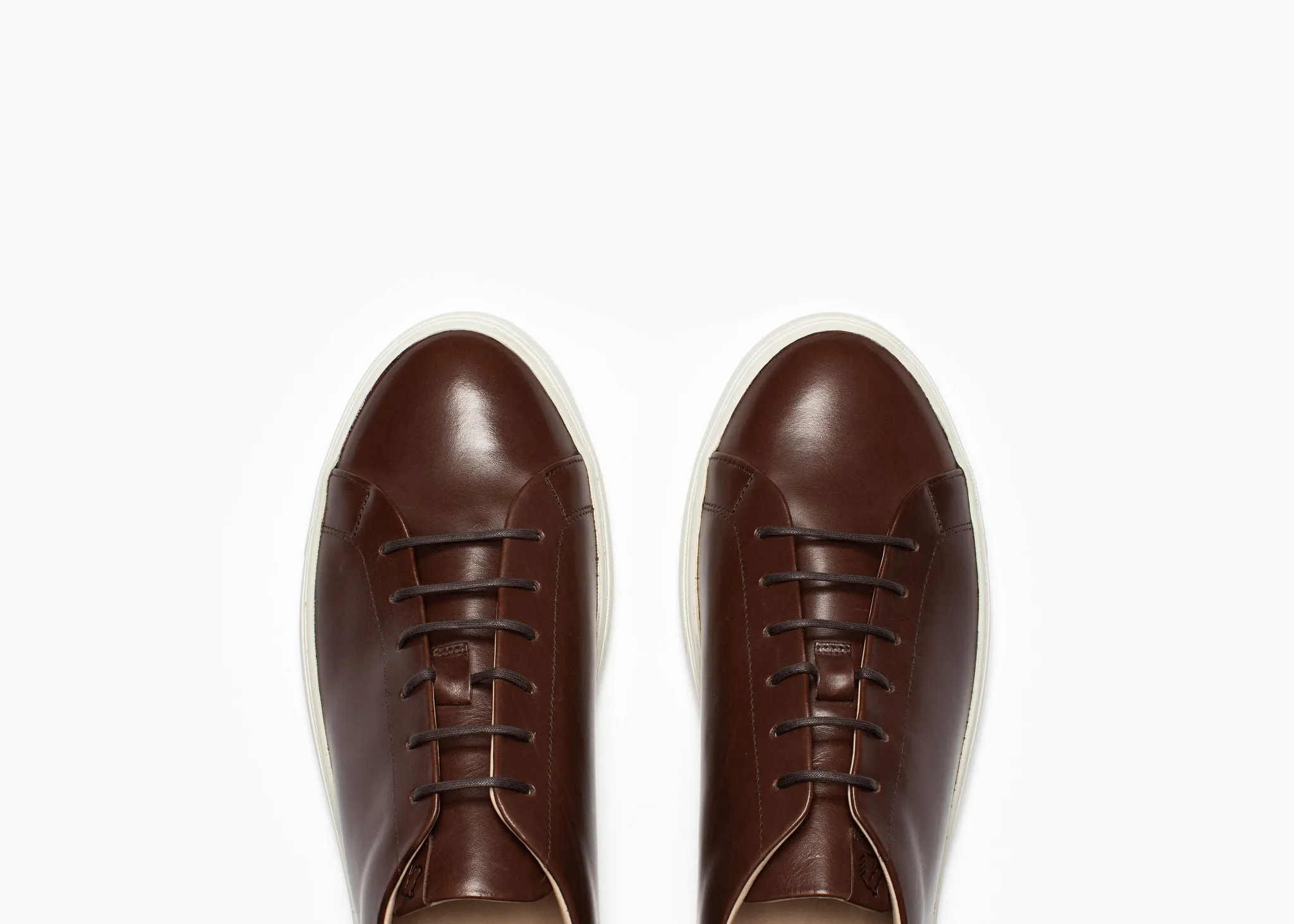Coast Sneaker Tobacco Calf Elastic laces