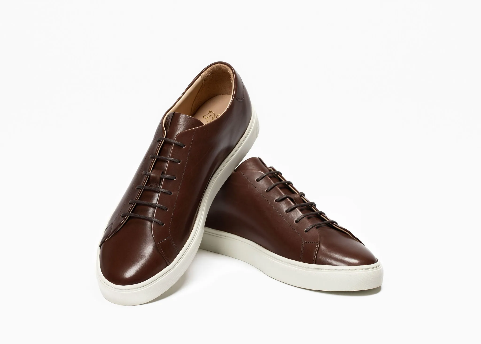 Anti Odor Elegant Walk Coast Sneaker Tobacco Calf
