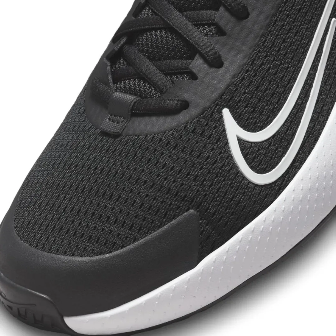 Stretch Fabric Nike Court Vapor Lite 2 Black/White Men's Hard Court Tennis Shoes