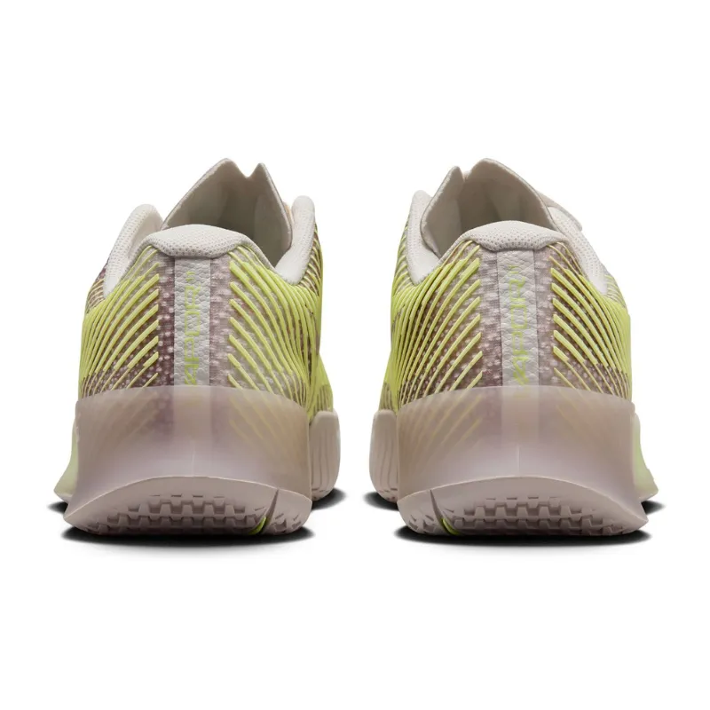 Fast Fit Nike Court Air Zoom Vapor 11 Premium Women Hard Court Tennis Shoes - Phantom/Barely Volt-Platinum Violet