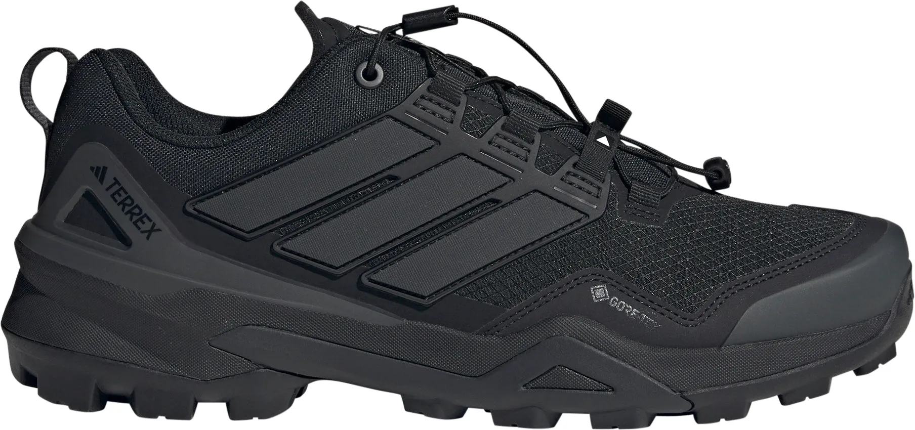 Weather Resistance Reinforced Seams adidas Terrex Skychaser GORE-TEX Mens Walking Shoes - Black