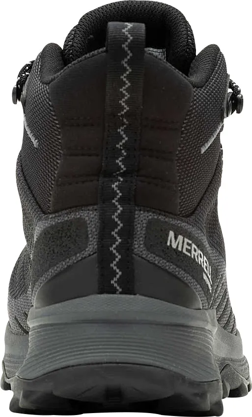Merrell Speed Eco Mid Waterproof Mens Walking Boots - Black Weather Hike