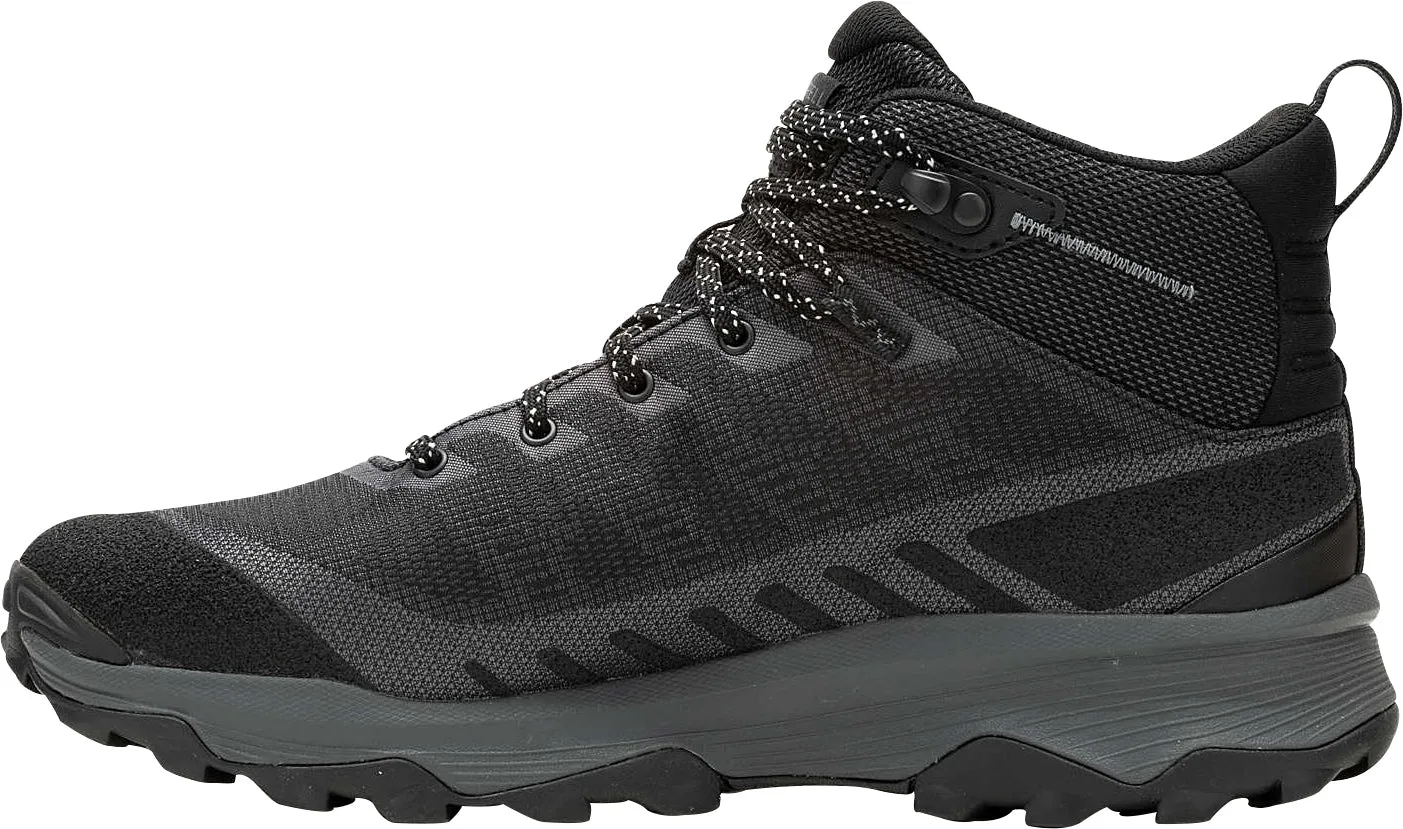 Daily Hike Merrell Speed Eco Mid Waterproof Mens Walking Boots - Black