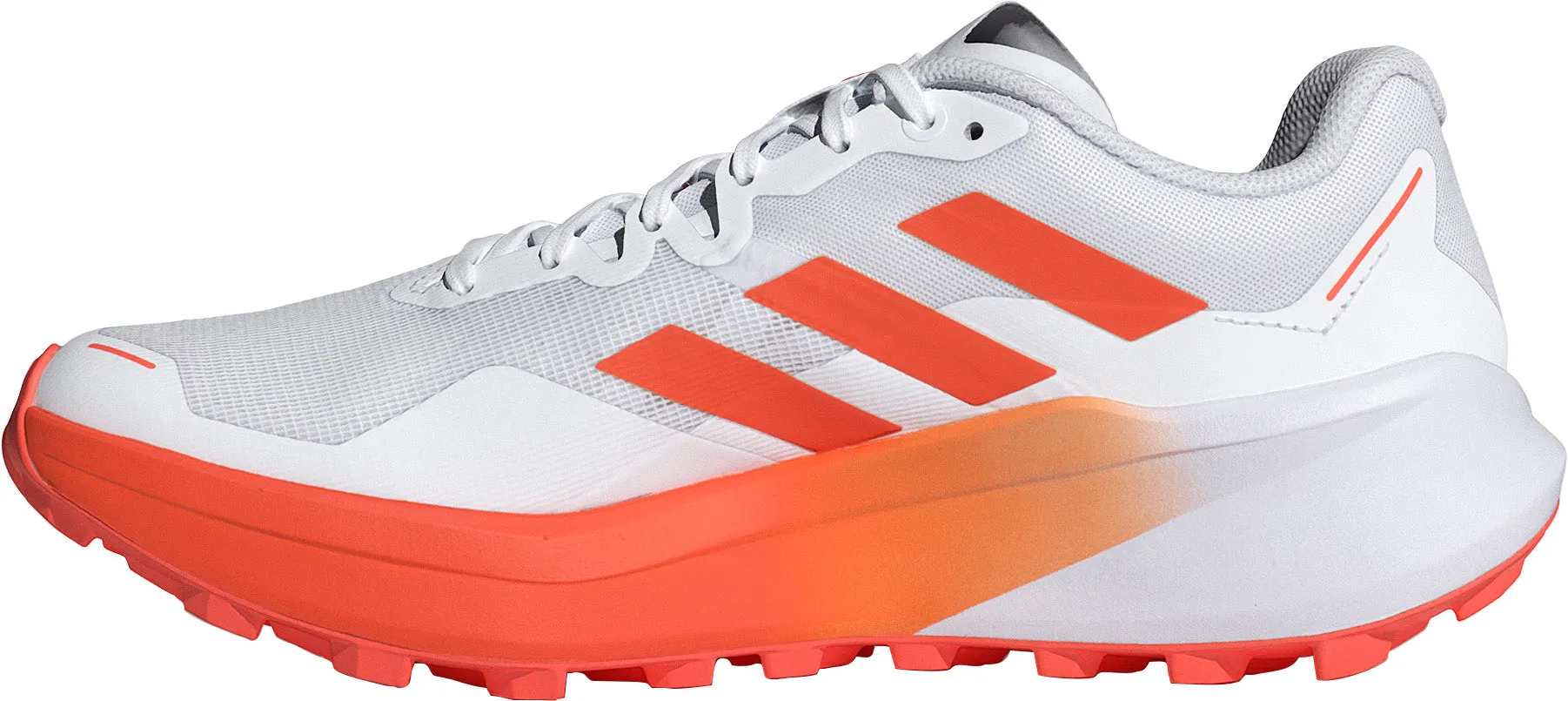 Balanced adidas Terrex Agravic 3 Mens Trail Running Shoes - White