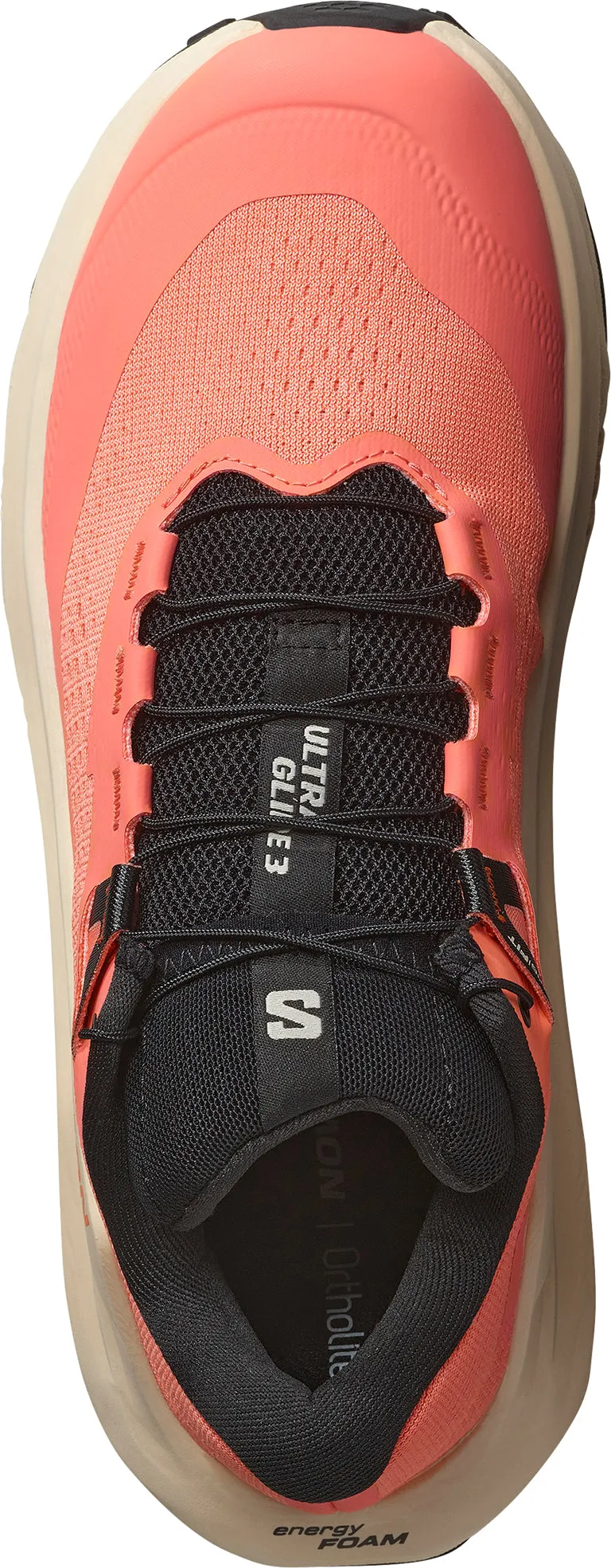 Salomon Ultra Glide 3 Womens Trail Running Shoes - Orange Wide Platform