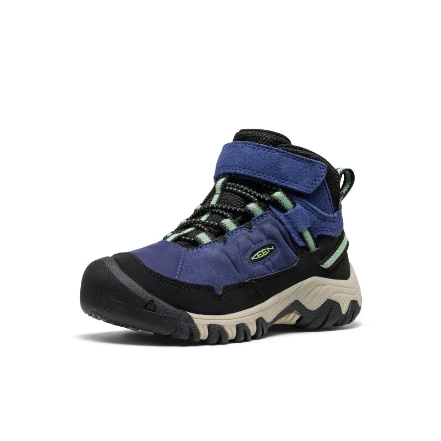 Little Kids' Targhee IV Waterproof Hiking Boot  |  Skipper Blue/Hemlock Performance Track
