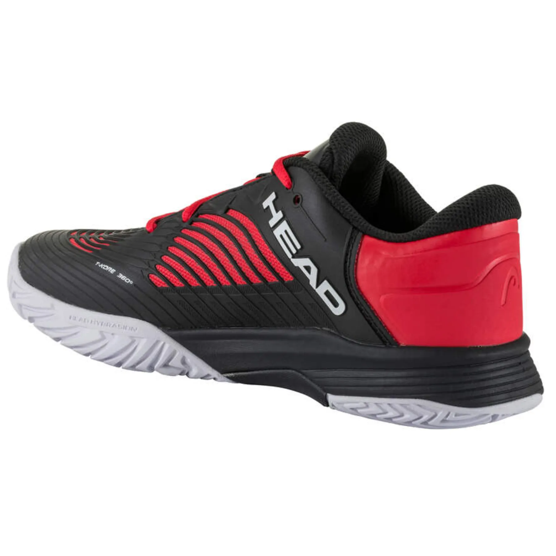 Head Revolt Pro 4.5 Junior Tennis Shoes - Black/Red Water Resistant Hybrid style