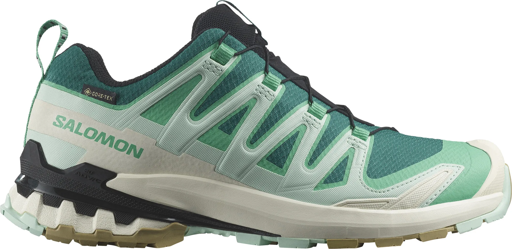 Daily Exercise Salomon XA Pro 3D V9 GORE-TEX Womens Trail Running Shoes - Green