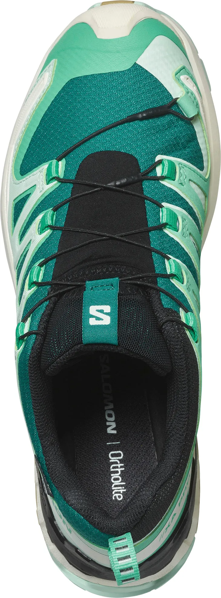No Friction Comfort Performance Salomon XA Pro 3D V9 GORE-TEX Womens Trail Running Shoes - Green