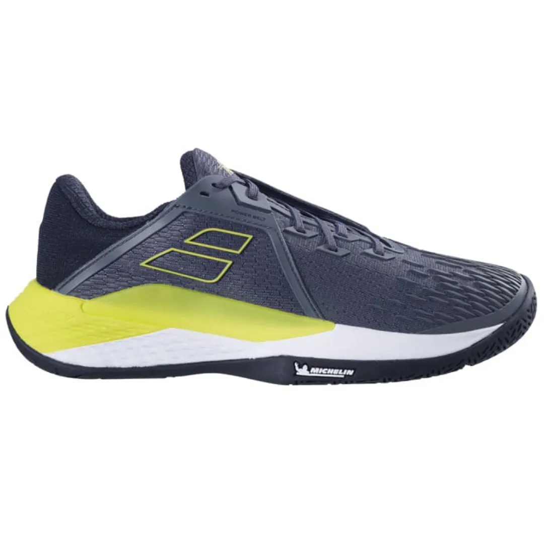 Babolat Propulse Fury 3 All Court Men Tennis Shoes - Grey/Aero Secure fit Lightweight