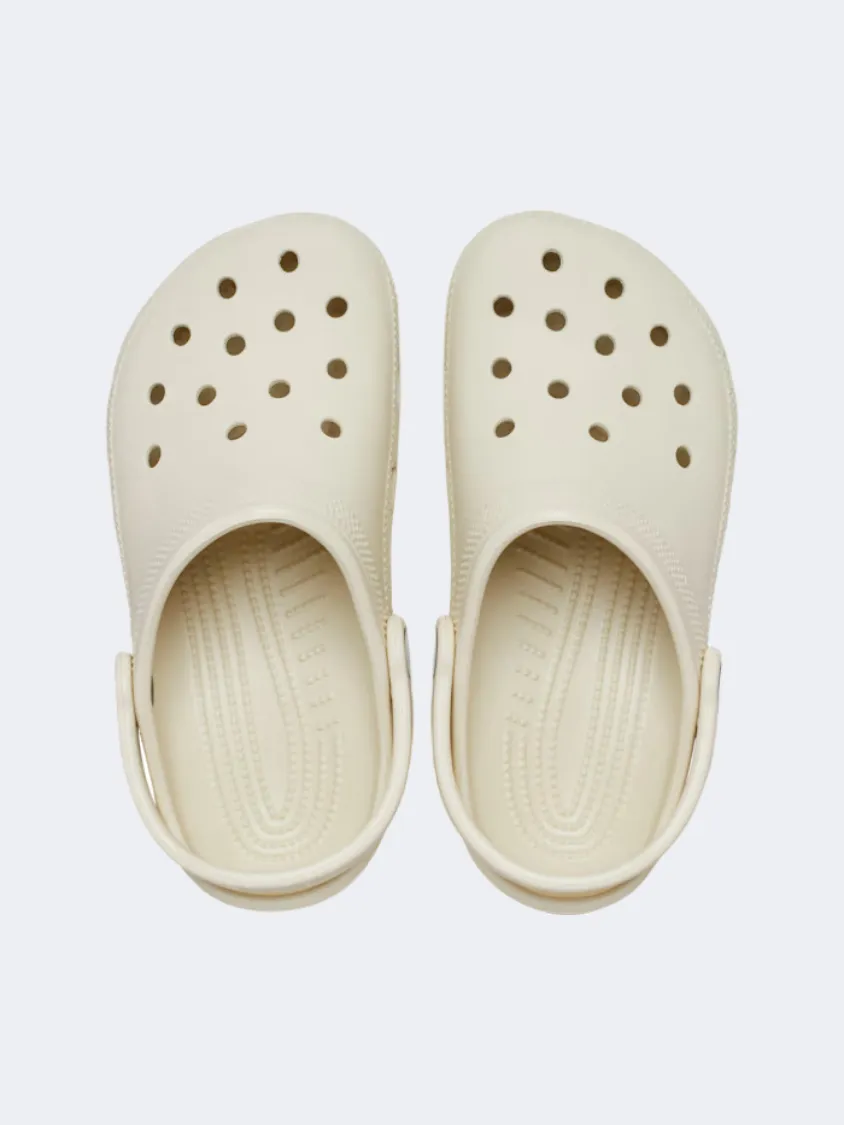 Spring Jump Crocs Classic Clog Kids-Unisex Lifestyle Slippers Bone