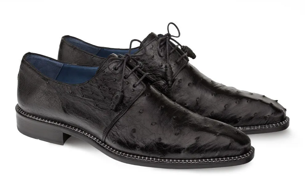 Mezlan Tillson Ostrich Oxford Black Park Day