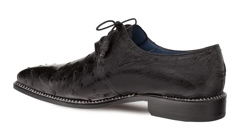Mezlan Tillson Ostrich Oxford Black Old School