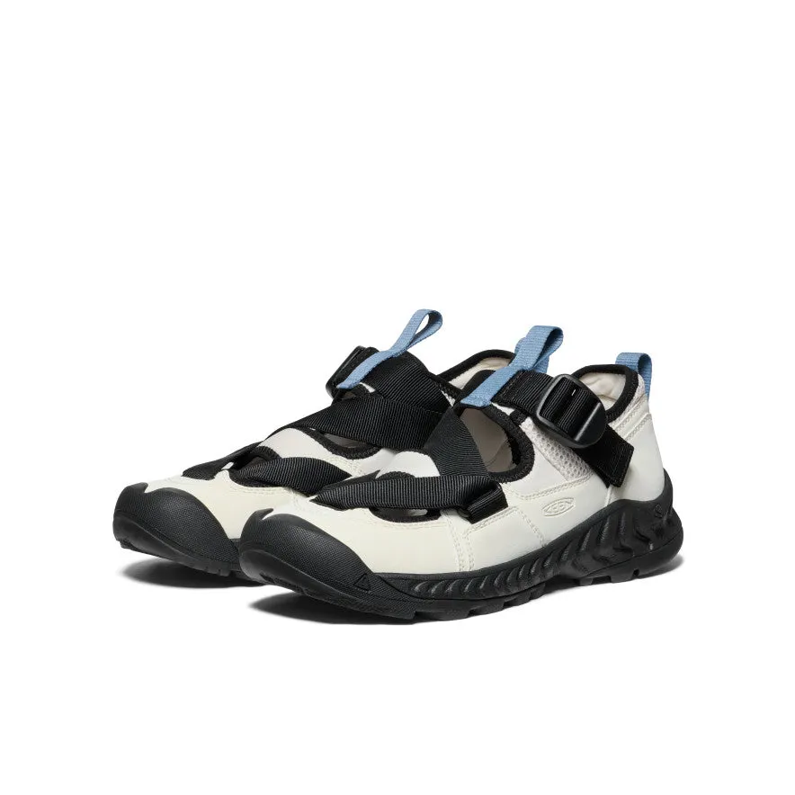 Ring Walk All Gender Hoodzerra Sandal  |  Silver Birch/Black