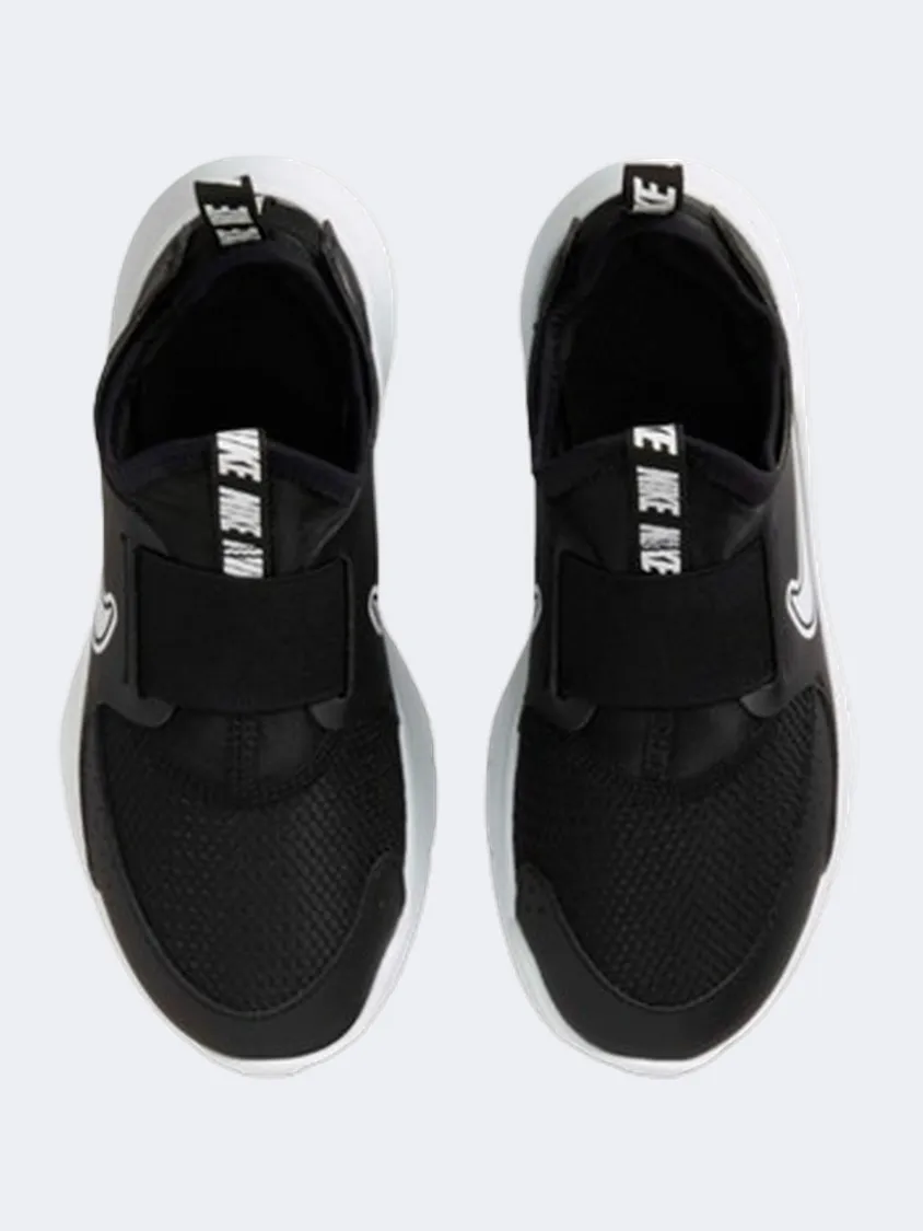 Nike Flex Runner 3 Ps-Boys Running Shoes Black/White Agile Path Peak Step