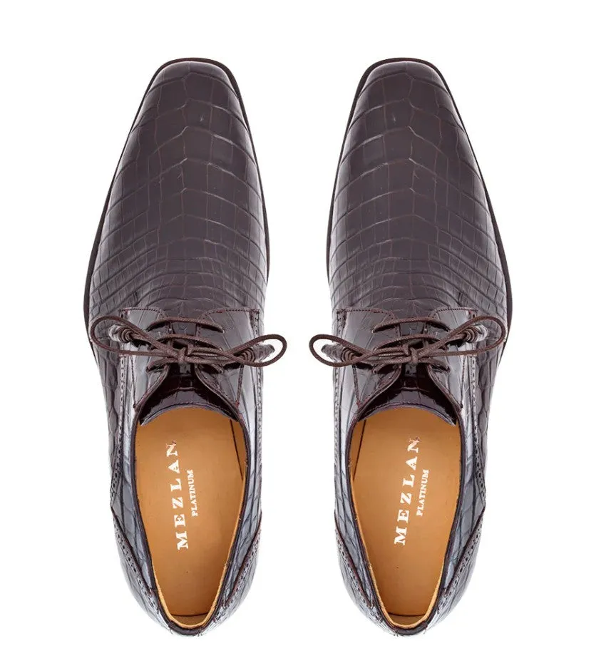 Style: "Dandy" Alligator Derby Forest Brown Walking