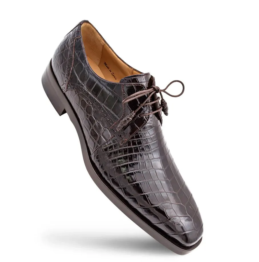 Video Look Style: "Dandy" Alligator Derby Forest Brown