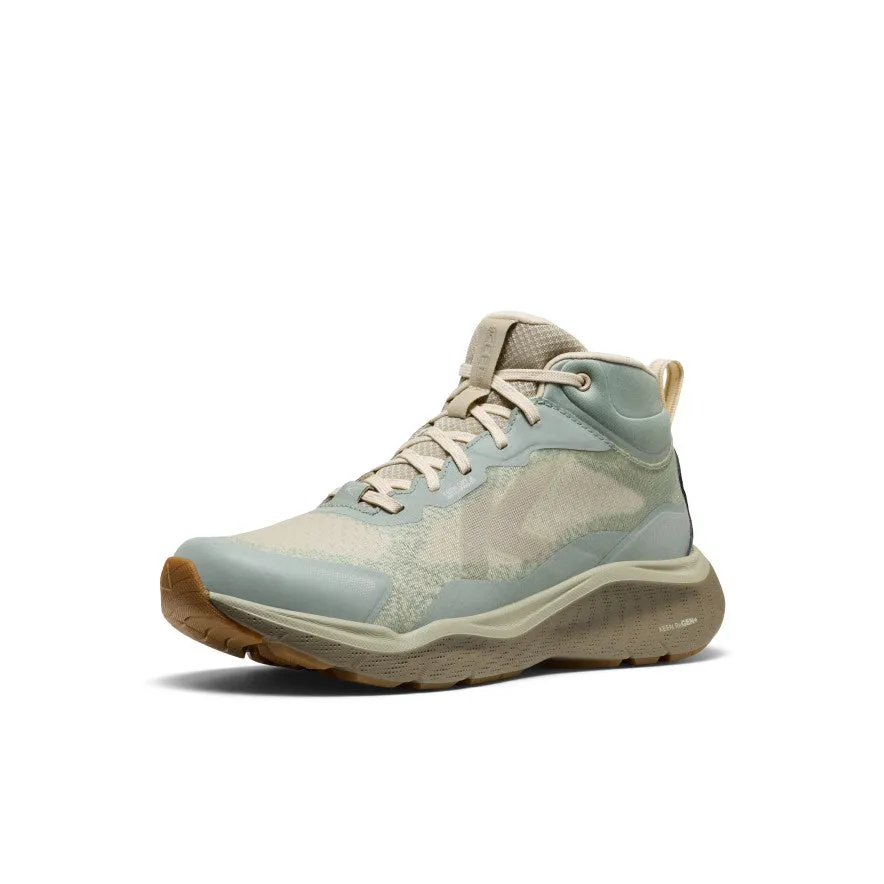 Women's Leiki Waterproof Hiking Boot  |  Iceberg Green/Birch Mobility Exercise