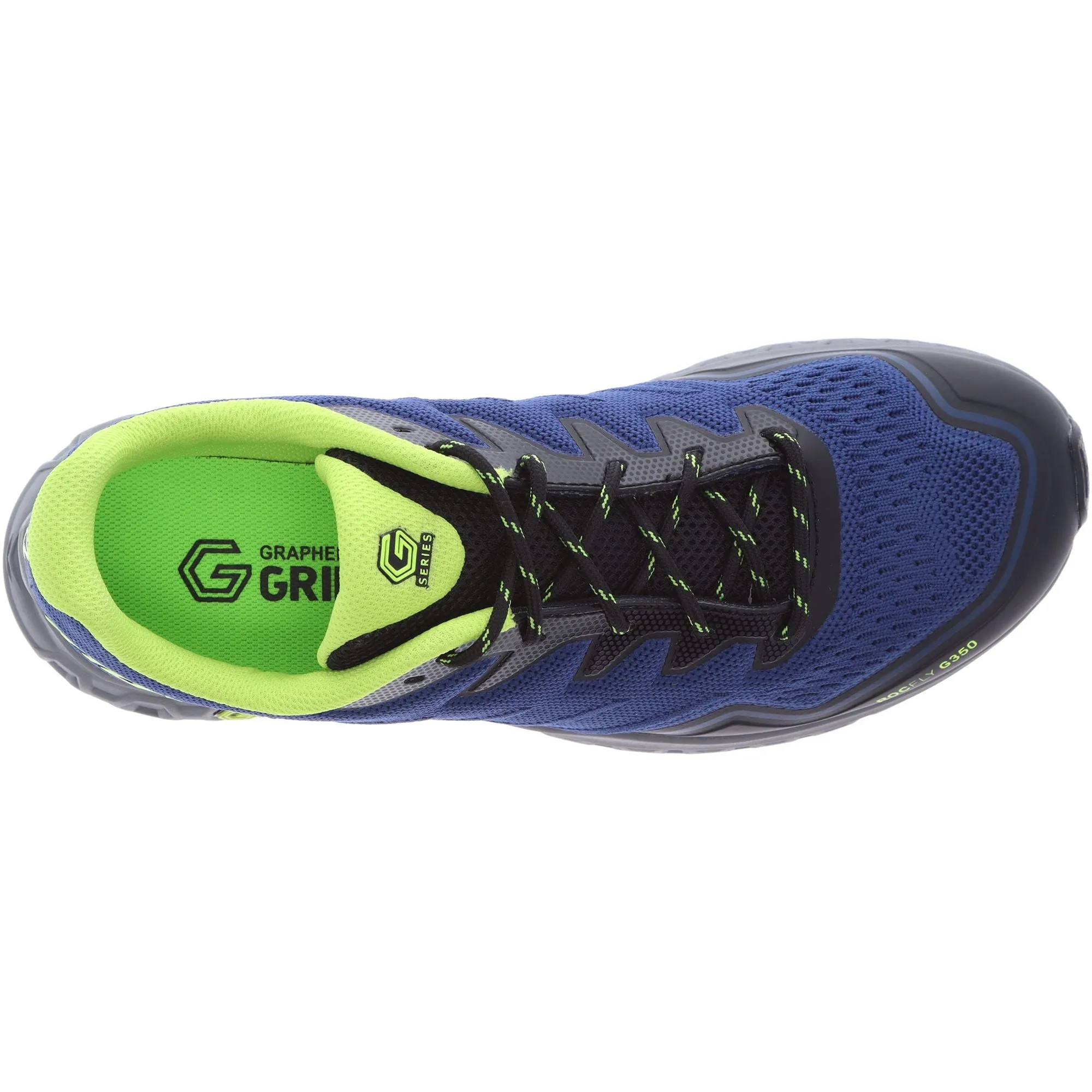 Inov8 RocFly G 350 Mens Walking Shoes - Blue Synthetic Upper Strong Tread