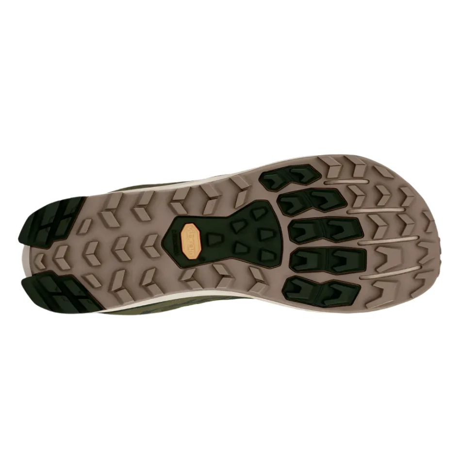 running in a delta area shoes soft midsole shoes Altra Men's Lone Peak 9  Trail Running Shoes in Green AW25