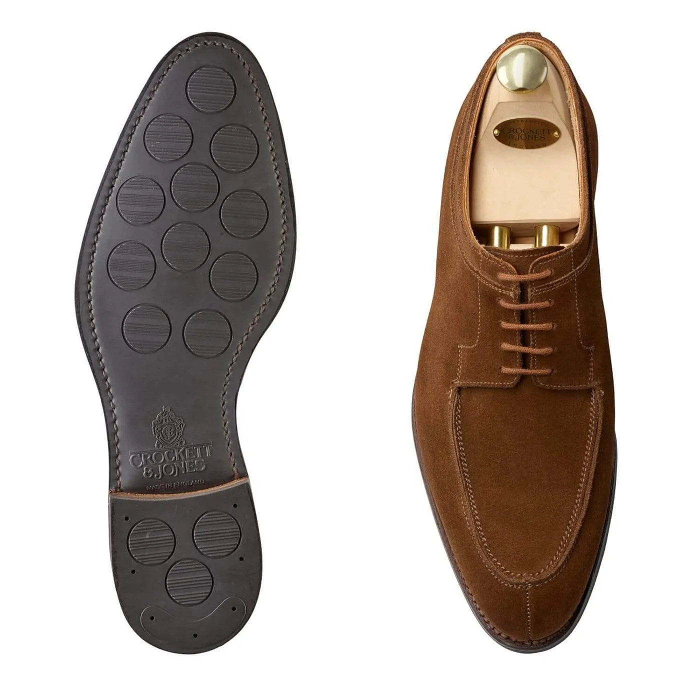 Hardwick Snuff Suede Sleek Professional Edge